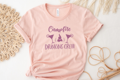 Campfire Drinking Crew Camping SVG Quote Product Image 2