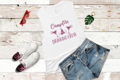Campfire Drinking Crew Camping SVG Quote Product Image 3