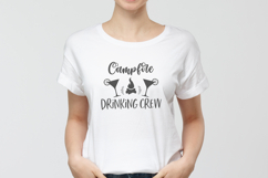 Campfire Drinking Crew Camping SVG Quote Product Image 4
