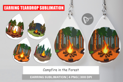 Earring Forest Campfire Product Image 1
