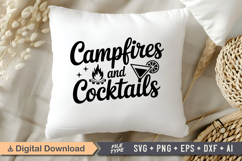 Campfires And Cocktails SVG File | Camping SVG | Outdoor Product Image 4