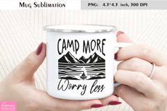 Camping Life Enamel Mug Wrap| Funny Camping Quotes Product Image 1