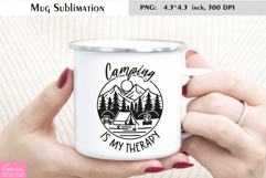 Camping Life Enamel Mug Wrap| Funny Camping Quotes Product Image 1