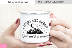 Camping Life Enamel Mug Wrap| Funny Camping Quotes Product Image 1