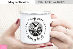 Camping Life Enamel Mug Wrap| Funny Camping Quotes Product Image 1