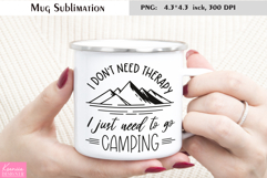 Camping Life Enamel Mug Wrap| Funny Camping Quotes Product Image 1