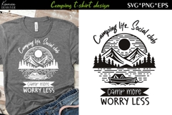 Funny Camping Quotes| Camping T-shirt SVG Product Image 1