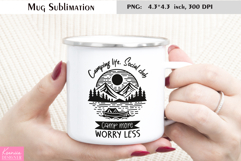 Camping Life Enamel Mug Wrap| Funny Camping Quotes Product Image 1