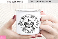 Camping Lime Enamel Mug Wrap| Funny Camping Quotes Product Image 1