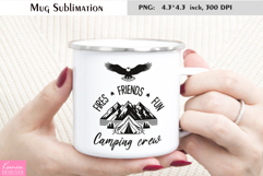 Camping Life Enamel Mug Wrap| Funny Camping Quotes Product Image 1