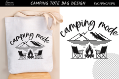 Funny Camping Quotes| Tote Bag Design SVG |Summer Camp Product Image 1