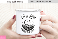 Camping Life Enamel Mug Wrap| Funny Camping Quotes Product Image 1