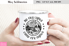 Camping Life Enamel Mug Wrap| Funny Camping Quotes Product Image 1