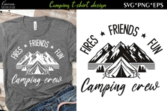 Funny Camping Quotes| Camping T-shirt SVG Product Image 1