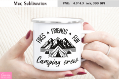 Camping Life Enamel Mug Wrap| Funny Camping Quotes Product Image 1