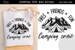 Funny Camping Quotes| Tote Bag Design SVG |Summer Camp Product Image 1