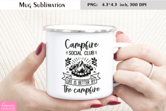 Camping Life Enamel Mug Wrap| Funny Camping Quotes Product Image 1
