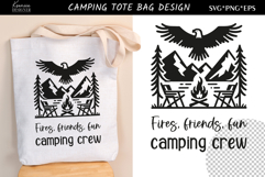 Funny Camping Quotes| Tote Bag Design SVG |Summer Camp Product Image 1