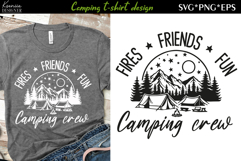 Funny Camping Quotes| Camping T-shirt SVG Product Image 1