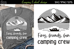 Funny Camping Quotes| Camping T-shirt SVG Product Image 1