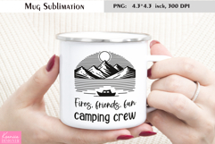 Camping Life Enamel Mug Wrap| Funny Camping Quotes Product Image 1