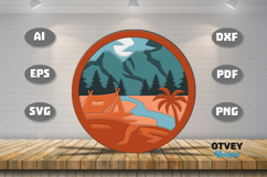 Camping Decorations 3D Layered Lasercut Product Image 2