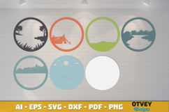 Camping Decorations 3D Layered Lasercut Product Image 3