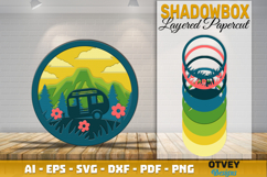 Camping Decorations 3D Layered Lasercut Product Image 1