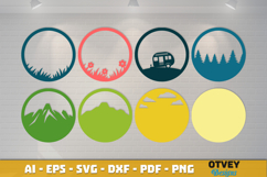 Camping Decorations 3D Layered Lasercut Product Image 3