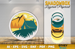 Camping Decorations 3D Layered Lasercut Product Image 2