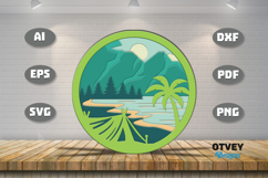 Camping Decorations 3D Layered Lasercut Product Image 2