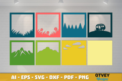 Camping 3D Shadowbox Layered Papercut SVG File BUNDLES Product Image 11