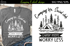 Funny Camping Quotes| Camping T-shirt SVG Product Image 1