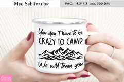 Camping Life Enamel Mug Wrap| Funny Camping Quotes Product Image 1