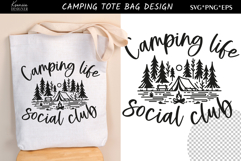 Funny Camping Quotes| Tote Bag Design SVG |Summer Camp Product Image 1