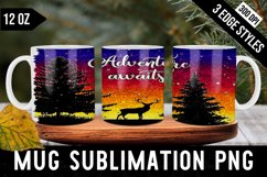 Our 12 oz sublimation mug digital design is here to help you start your day off right. With three design edge styles to choose from, including a full wrap around the handle, 