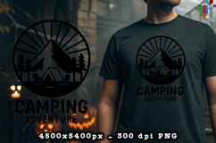 Camping Adventure PNG Mountain Tent Outdoor Design