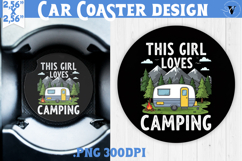 Car Coaster | Camping | Funny camp Product Image 1
