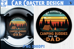 Car Coaster | Camping | Funny camp Product Image 1
