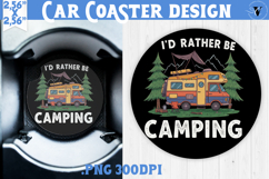 Car Coaster | Camping | Funny camp Product Image 1