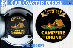 Car Coaster | Camping | Funny camp Product Image 1
