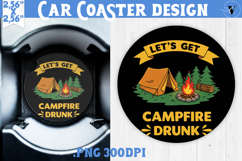 Car Coaster | Camping | Funny camp Product Image 1