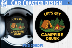 Car Coaster | Camping | Funny camp Product Image 1