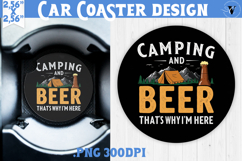 Car Coaster | Camping | Funny camp Product Image 1