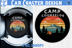 Car Coaster | Camping | Funny camp Product Image 1