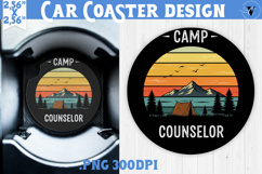 Car Coaster | Camping | Funny camp Product Image 1