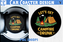 Car Coaster | Camping | Funny camp Product Image 1