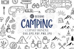 Camping Clipart Bundle | Camping Elements Decoration Product Image 1
