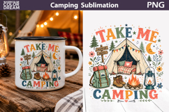 Camping Quotes Bundle | Retro Camping Clipart Product Image 13