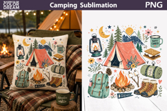 Camping Quotes Bundle | Retro Camping Clipart Product Image 17
